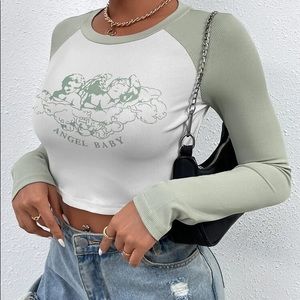 ANGEL LONG SLEEVE. Shein. Never worn. Size small.